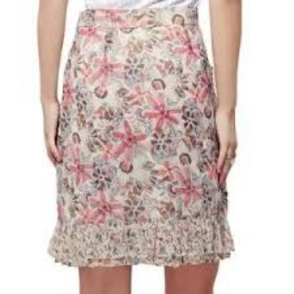 Free People Tan Around The World Ivory Skirt (14) - Picture 4 of 8